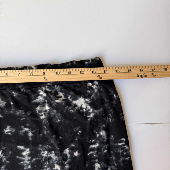 Mossimo Maxi Skirt L Stretch Tie Dye Y2K Whimsigoth Gothic Artsy Dark Academia - Picture 5 of 6